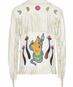 Momma's Blues Trippy Fringe Jacket