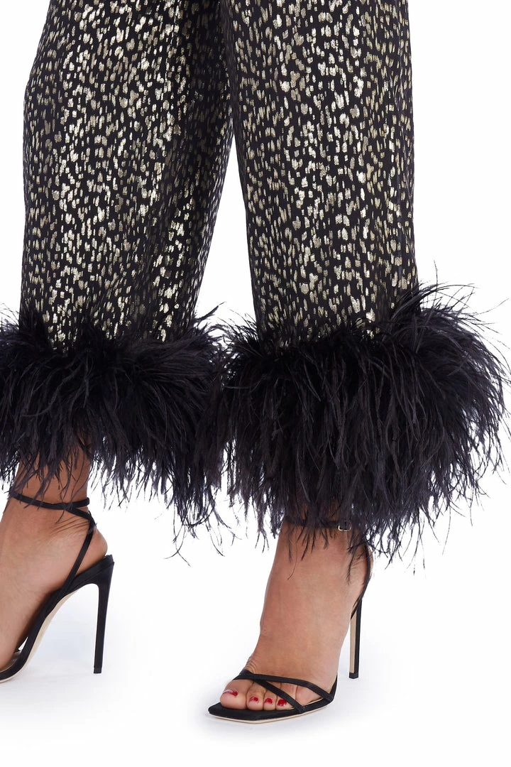Taller Marmo Liza Feather-Trimmed Trousers 4 Taller Marmo Liza Feather-Trimmed Trousers