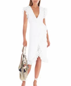 De La Vali Cadaques Ruffle Wrap Dress 13 De La Vali Cadaques Ruffle Wrap Dress