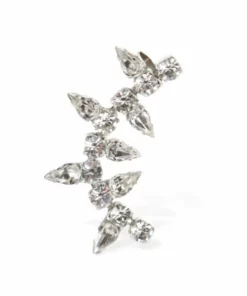 Area Crystal Spike Ear Cuff