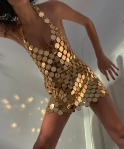 Claudia Pink Gold Valentina Dress - Pre Order