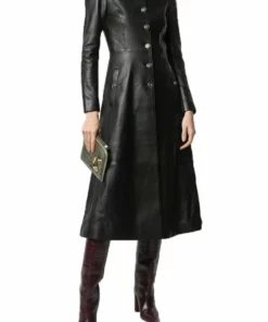 Temperley London Midnight Leather Coat