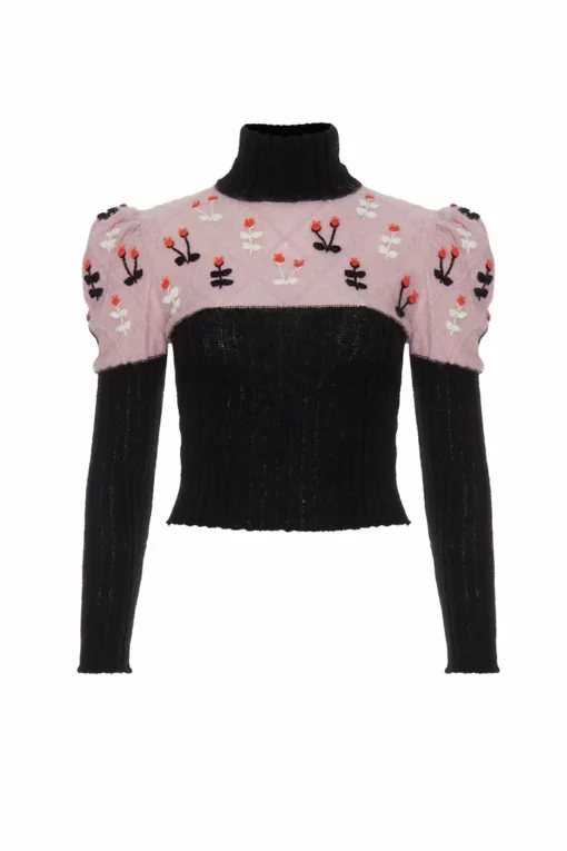 Cormio Oma Lilac Turtleneck Mohair