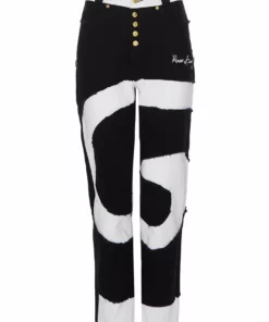 House Of Sunny Across The Universe Patchwork Denim