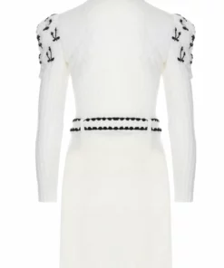 Cormio Helga White Mohair Skirt