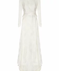 Annie's Archive 1940s Silk Brocade Wedding Dress