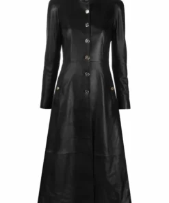 Temperley London Midnight Leather Coat