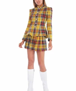 Amuse Bouche Tartan Yellow Jacket