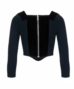 Annie's Archive 1990s Vivienne Westwood Black Velvet And Jersey Long Sleeved Corset. Rent: £155/Day