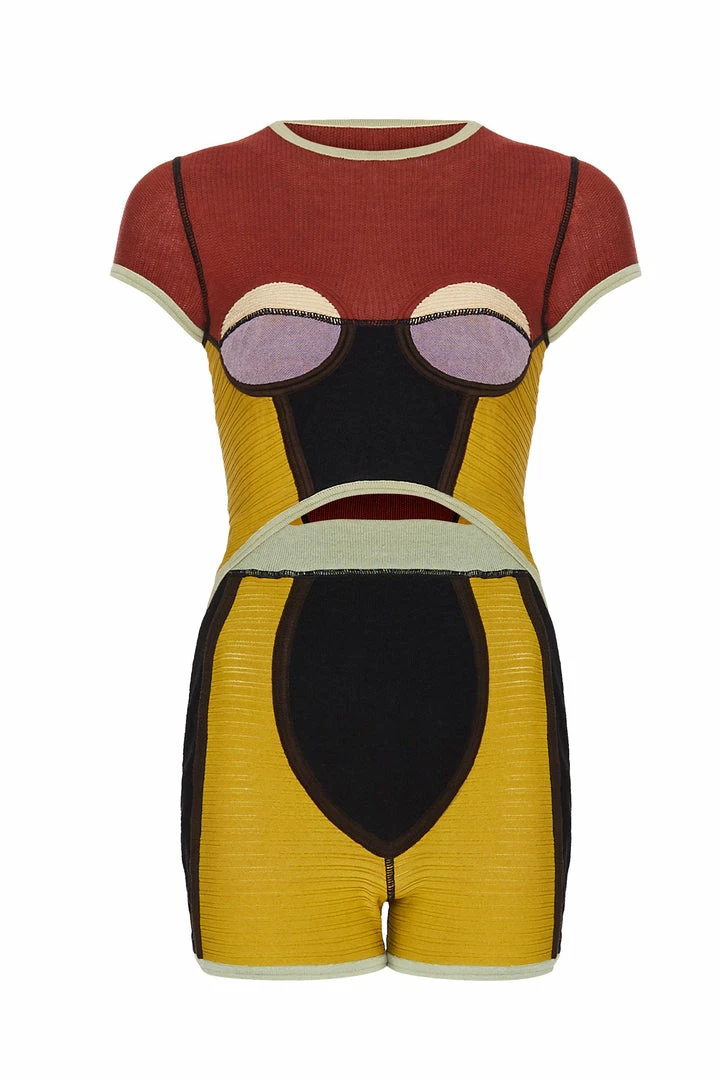 Annie's Archive 1980 - 1990s Jean Paul Gaultier Geometric Knitted Two-Piece. Rent: £90/Day 3 Annie's Archive 1980 - 1990s Jean Paul Gaultier Geometric Knitted Two-Piece. Rent: £90/Day