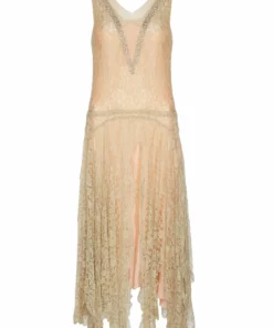 Annie's Archive 1910 Lace And Nude Crystal Dress