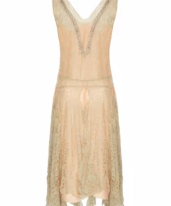 Annie's Archive 1910 Lace And Nude Crystal Dress