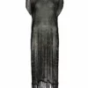 Annie's Archive 1920s Black Metal Dress
