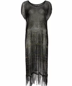 Annie's Archive 1920s Black Metal Dress
