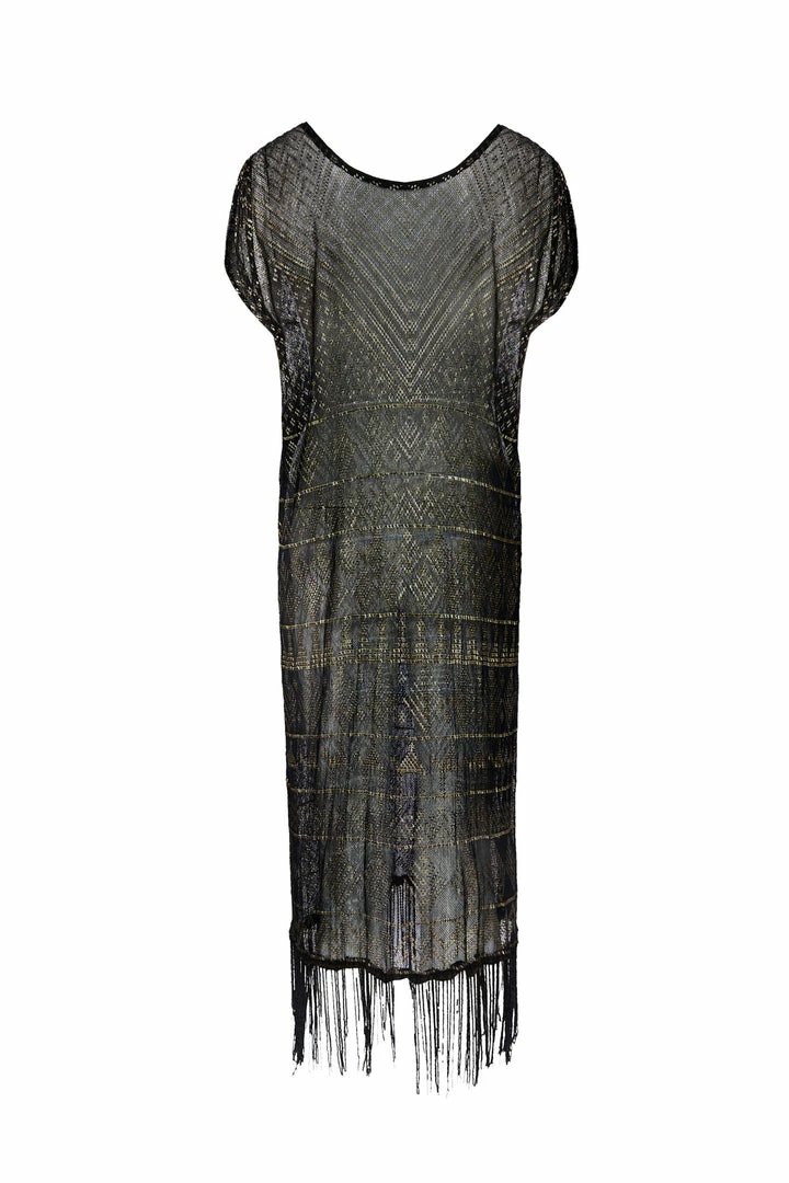 Annie's Archive 1920s Black Metal Dress 4 Annie's Archive 1920s Black Metal Dress