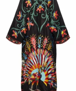 Annie's Archive 20th Century Egyptian Silk Embroidered Robe