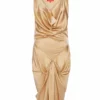 Annie's Archive 2000s Red Label Vivienne Westwood Silk Gold Dress