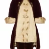 Annie's Archive 1800s Gentleman's Continental Velvet Frock Coat With Matching Breeches And Ivory Smock Shirt. Rent:£60/Day