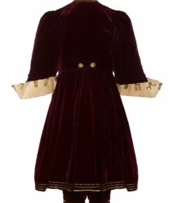 Annie's Archive 1800s Gentleman's Continental Velvet Frock Coat With Matching Breeches And Ivory Smock Shirt. Rent:£60/Day