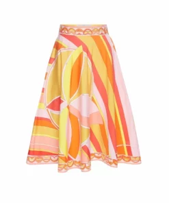 Annie's Archive 1960s Pucci Printed Cotton Skirt
