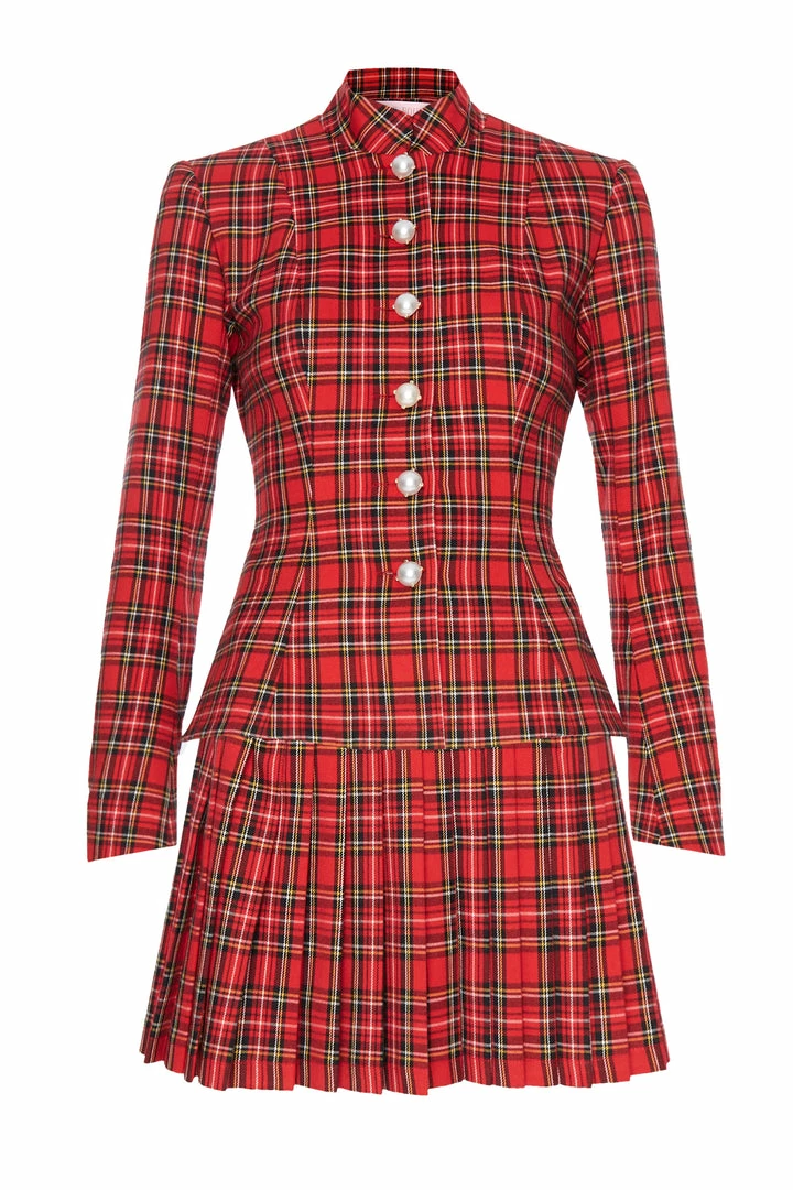 Amuse Bouche Tartan Red Jacket 10 Amuse Bouche Tartan Red Jacket