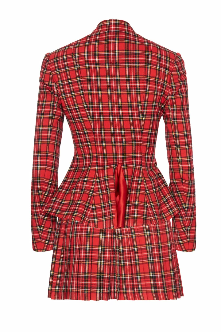 Amuse Bouche Tartan Red Jacket 11 Amuse Bouche Tartan Red Jacket