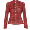 Amuse Bouche Tartan Red Jacket