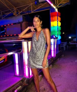 Annie's Ibiza Dresses Diamonte Party Dress