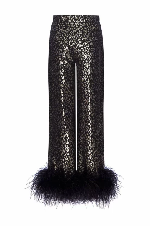 Taller Marmo Liza Feather-Trimmed Trousers 7 Taller Marmo Liza Feather-Trimmed Trousers