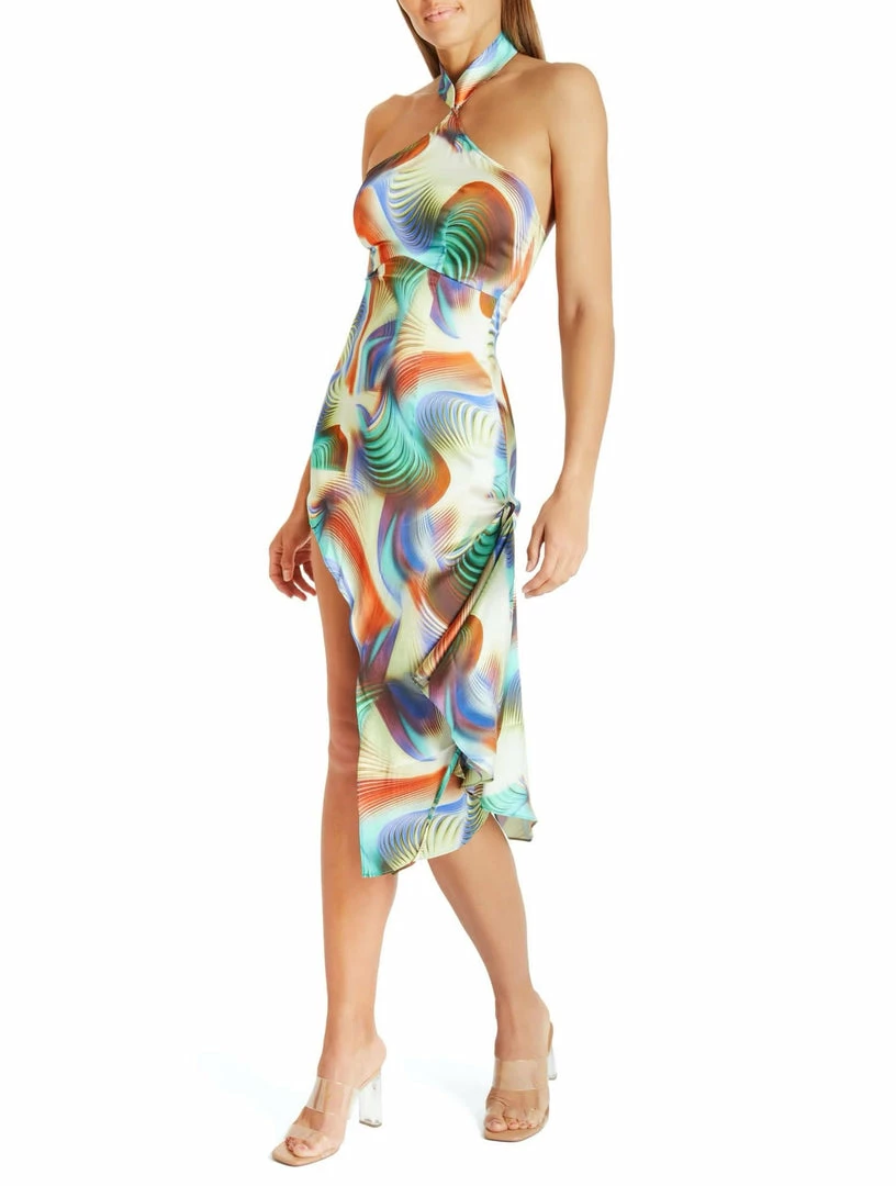 Kim Shui Qi Pao Mix Print Dress 4 Kim Shui Qi Pao Mix Print Dress