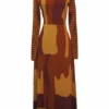HELMSTEDT Long Dress Long Sleeves- Yellow Glaze 1 HELMSTEDT Long Dress Long Sleeves- Yellow Glaze