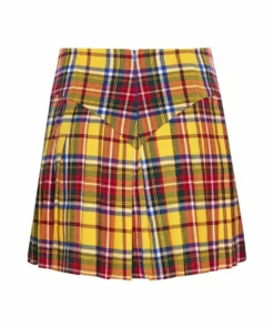 Amuse Bouche Tartan Yellow Skirt