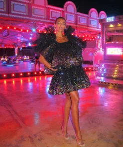 Ashish Tiered Ombre-Sequinned Tulle Dress 11 Ashish Tiered Ombre-Sequinned Tulle Dress