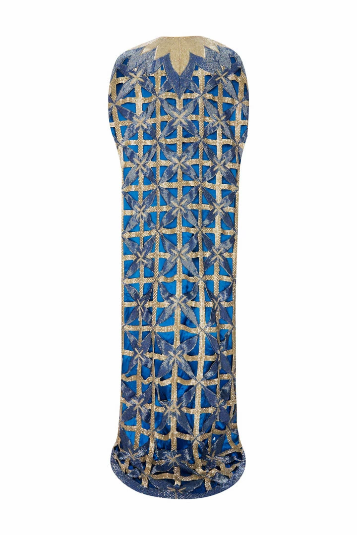 Annie's Archive Embellished Blue Sequin Cape 4 Annie's Archive Embellished Blue Sequin Cape