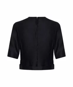 Annie's Archive 1964 Christian Dior Couture Black Satin Bodice, Autumn Winter. Rent: £140/Day