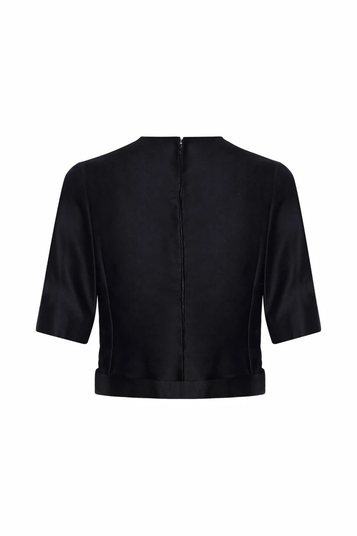 Annie's Archive 1964 Christian Dior Couture Black Satin Bodice, Autumn Winter. Rent: £140/Day 4 Annie's Archive 1964 Christian Dior Couture Black Satin Bodice, Autumn Winter. Rent: £140/Day