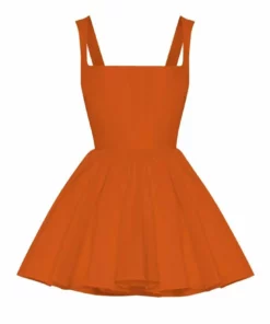 Silvia Astore Annie Dress - Rust