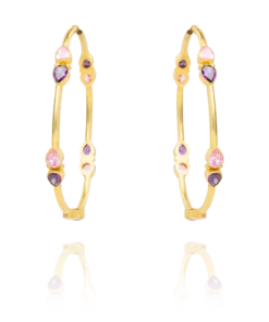 Opuline Yasmin Hoop Earrings